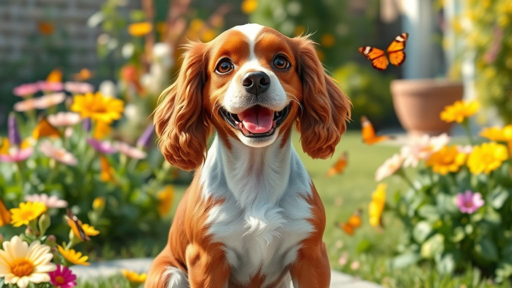 joyful cocker spaniel with shiny clean coat after bath outdoors, safe tick shampoo for dogs with sensitive skin