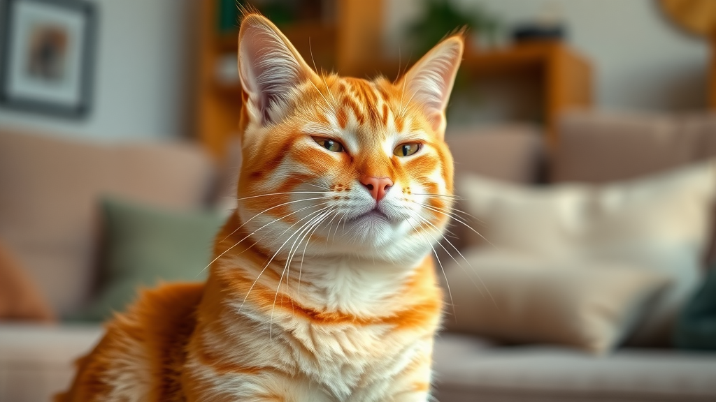 orange tabby cat shaking head after ear cleaning, safe at home cat ear cleaning process