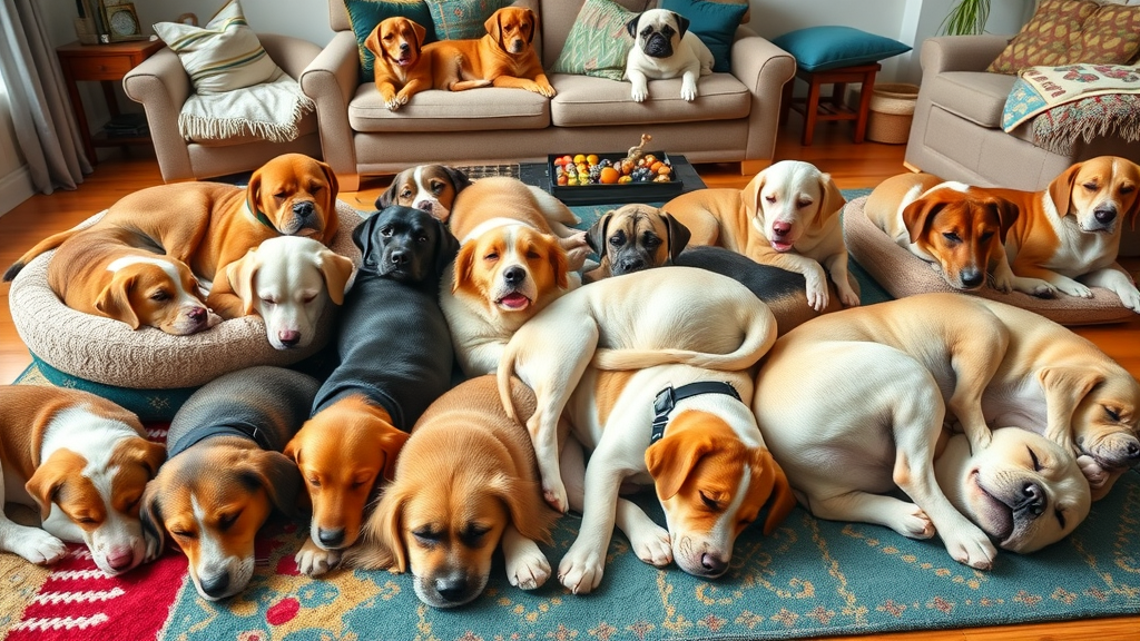 different dog breeds sleeping positions habits dog sleep