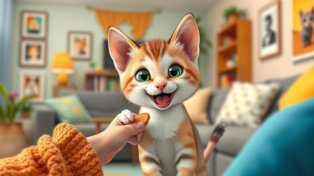 happy kitten rewarded by owner after using litter box, how do i litter train a kitten?