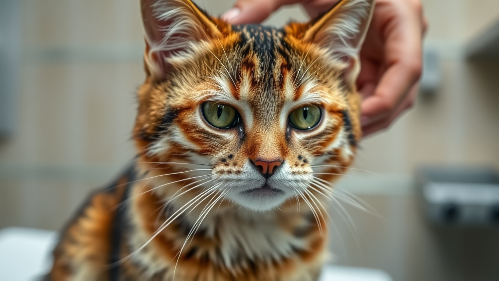 close-up of cat