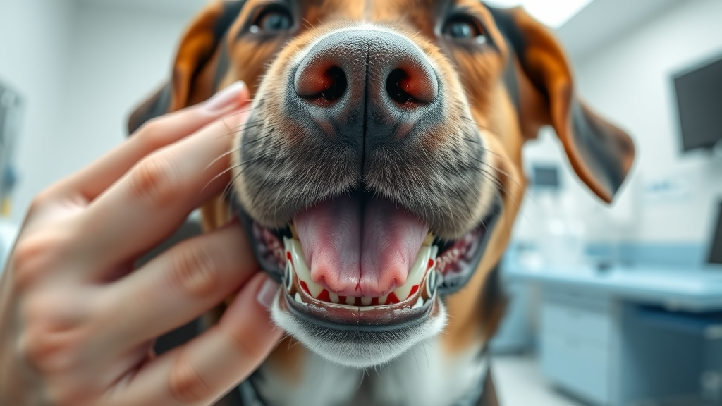 close-up of dog